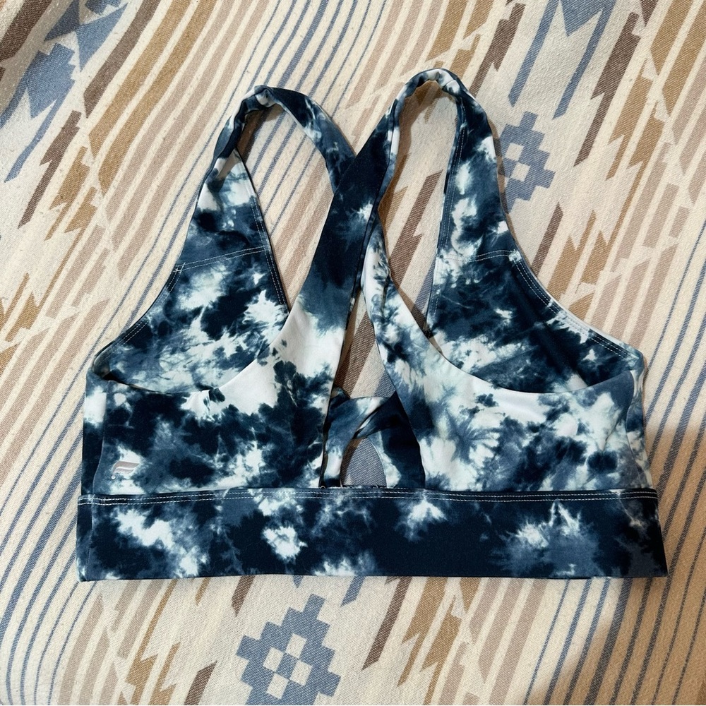 Fabletics tie dye sports bra